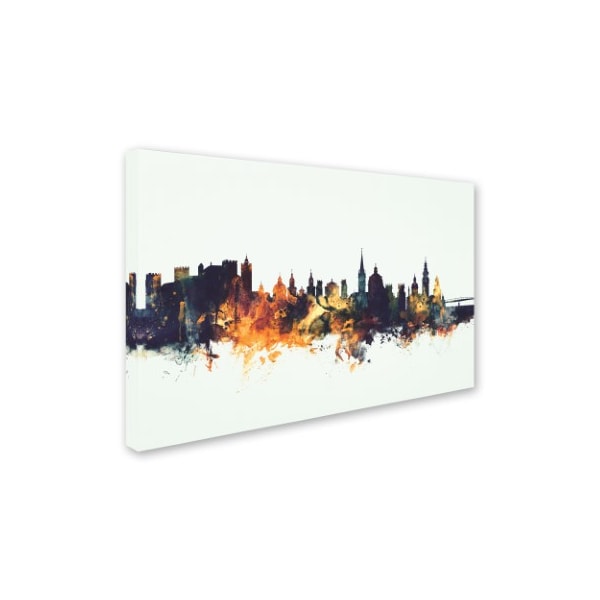 Michael Tompsett 'Salzburg Austria Skyline V' Canvas Art,16x24